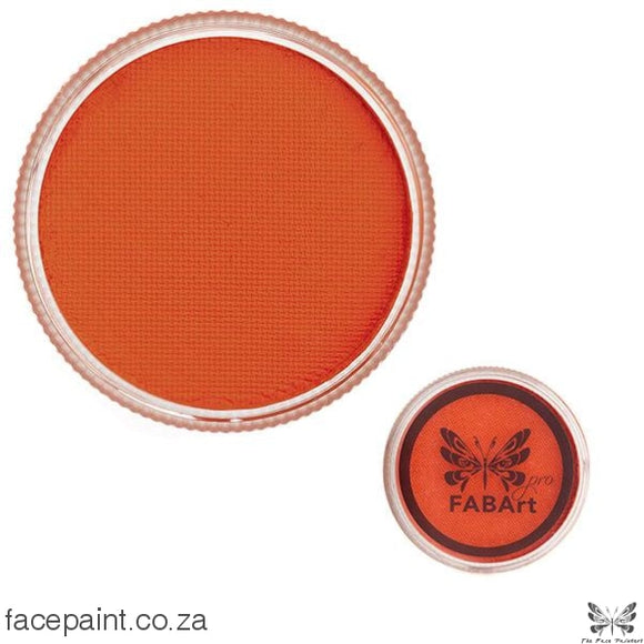 Fabart Pro Face Paint Matte Bright Orange
