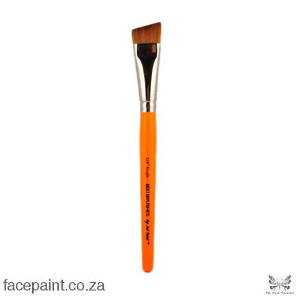 Bolt Face Painting Brush By Jest Paint - 3/4 Inch Angle Brushes