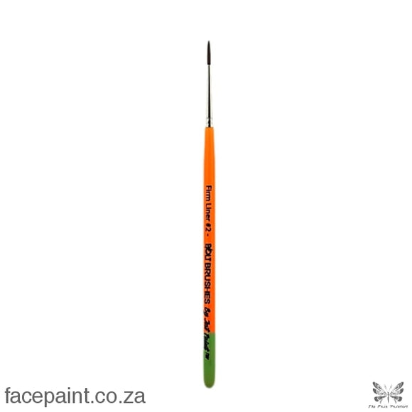 Bolt Face Painting Brush By Jest Paint - Firm Liner #2 Brushes