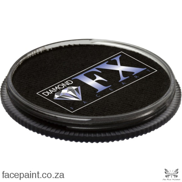 Diamond FX Face Paint Essential Black www.facepaint.co.za