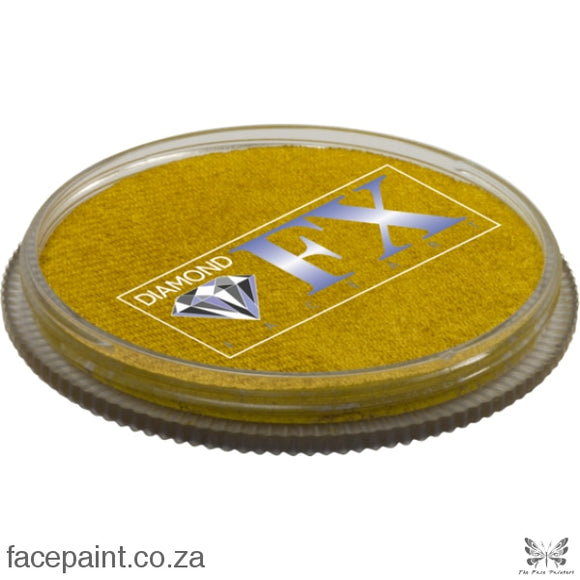 Diamond Fx Face Paint Metallic Gold 30G Paints
