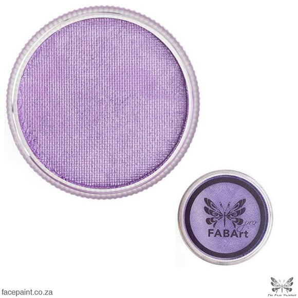 Fabart Pro Face Paint Shimmer Lilac Paints