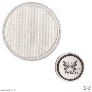 FABArt Pro Face Paint Shimmer White
