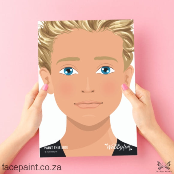 Face Painting Practice Board - Vince