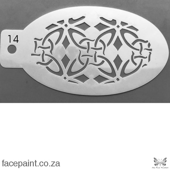 Face Painting Stencil #14 Stencils