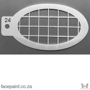 Face Painting Stencil #24 Stencils