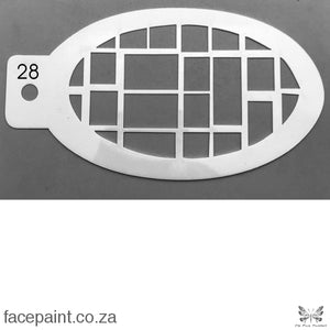 Face Painting Stencil #28 Stencils