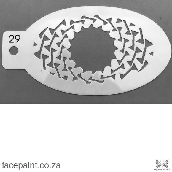 Face Painting Stencil #29 Stencils