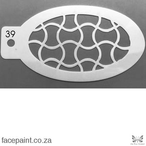 Face Painting Stencil #39 Stencils