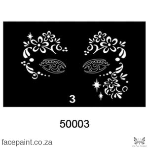 Face Painting Stencil M50003 Stencils