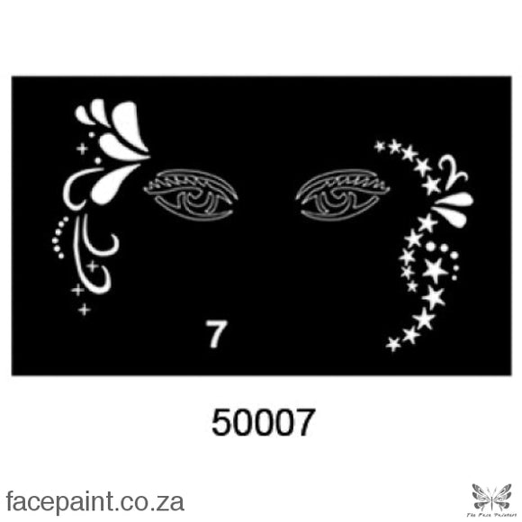 Face Painting Stencil M50007 Stencils