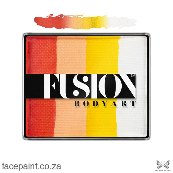 Fusion Face Paint Rainbow Cake Glowing Tiger Paints