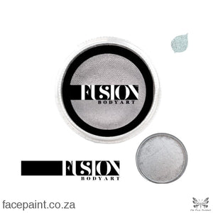 Fusion Face Paint Pearl Metallic Silver Paints