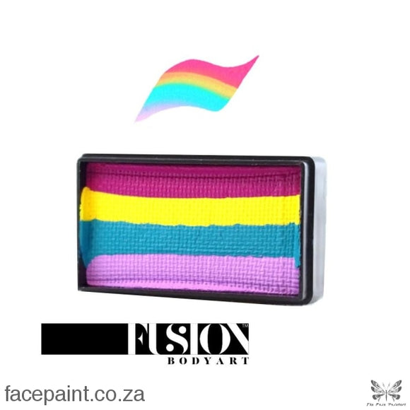 Fusion Face Paint Split Cake Spring Rainbow Paints