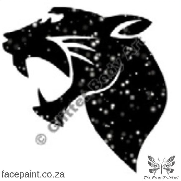Glitter Tattoo Stencils - 034 Panther Tattoos