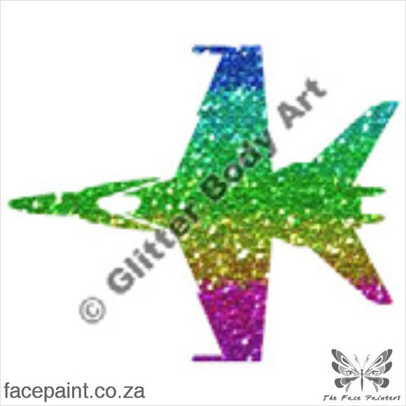 Glitter Tattoo Stencils - 047 Jet Tattoos