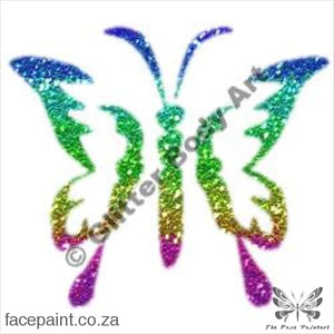 Glitter Tattoo Stencils - 082 Butterfly Tattoos