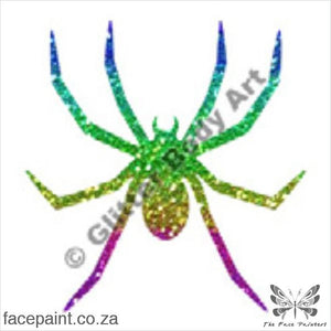 Glitter Tattoo Stencils - 091 Spider Tattoos