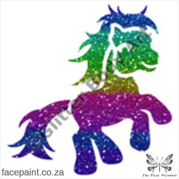 Glitter Tattoo Stencils - 120 Pony Tattoos