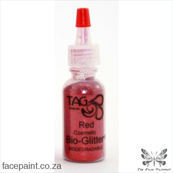 Tag Bio-Glitter® Biodegradable Glitter Puffer Red