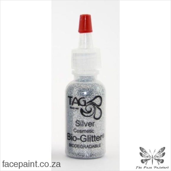 Tag Bio-Glitter® Biodegradable Glitter Puffer Silver