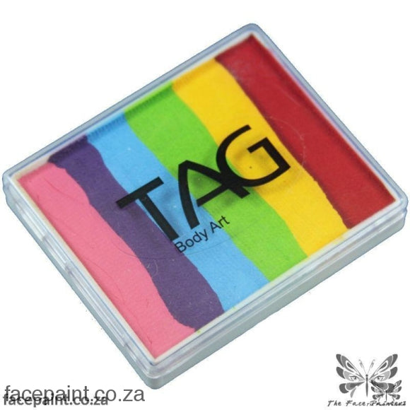 Tag Face Paint Split Cake Base Blender Regular Rainbow Paints