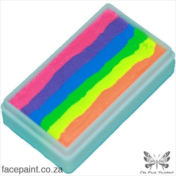 Tag Face Paint Split Cake One-Stroke Neon Rainbow Paints